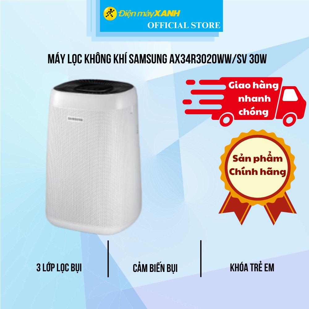 Máy lọc không khí Samsung AX34R3020WW/SV 30W - Hàng Chính Hãng