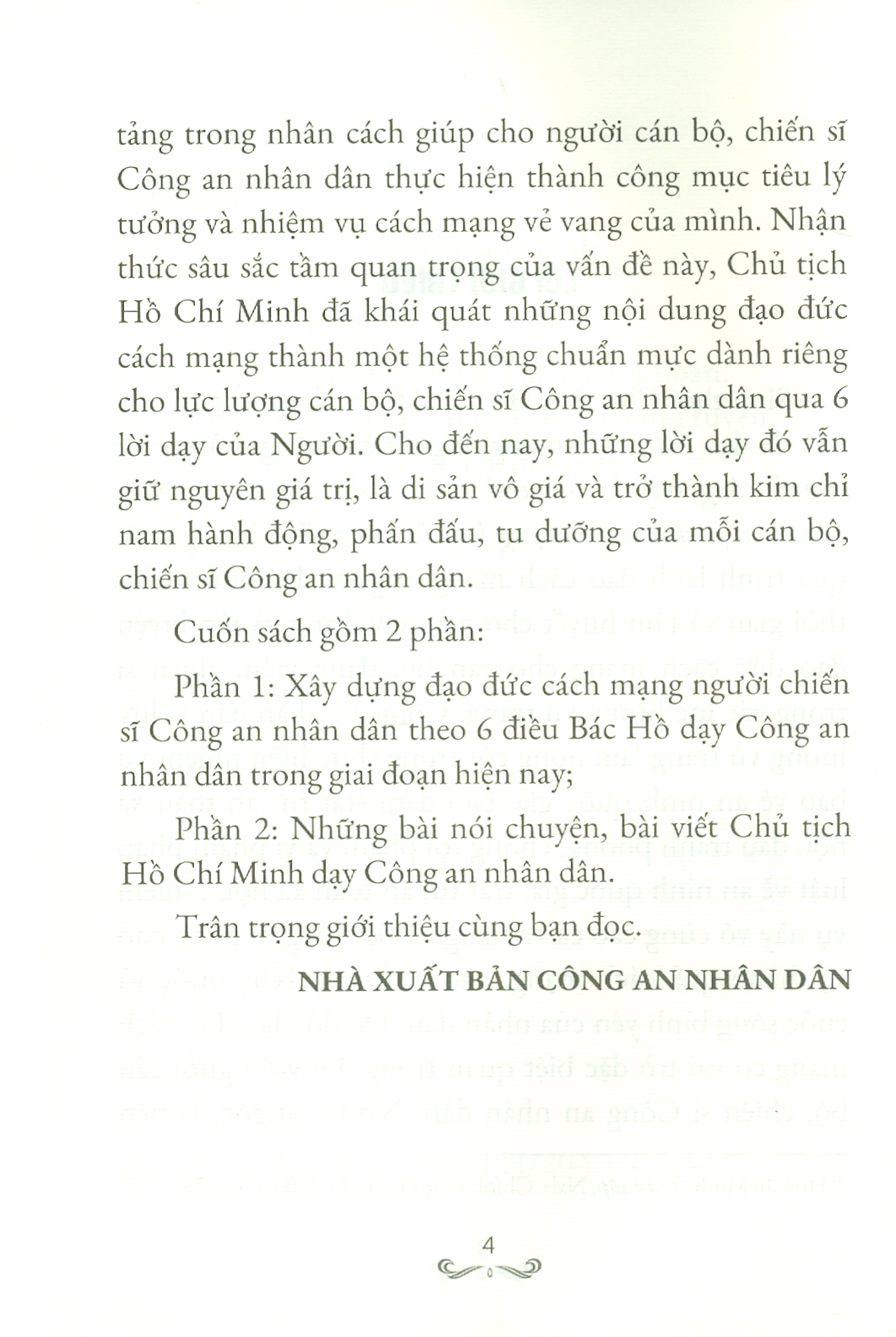 Sáu Điều Bác Hồ Dạy - Di Sản Vô Giá Xây Dựng Lực Lượng Công An Nhân Dân