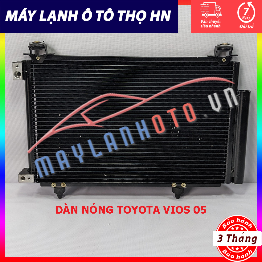 Dàn nóng Toyota Vios 2005 Hàng xịn Thái Lan