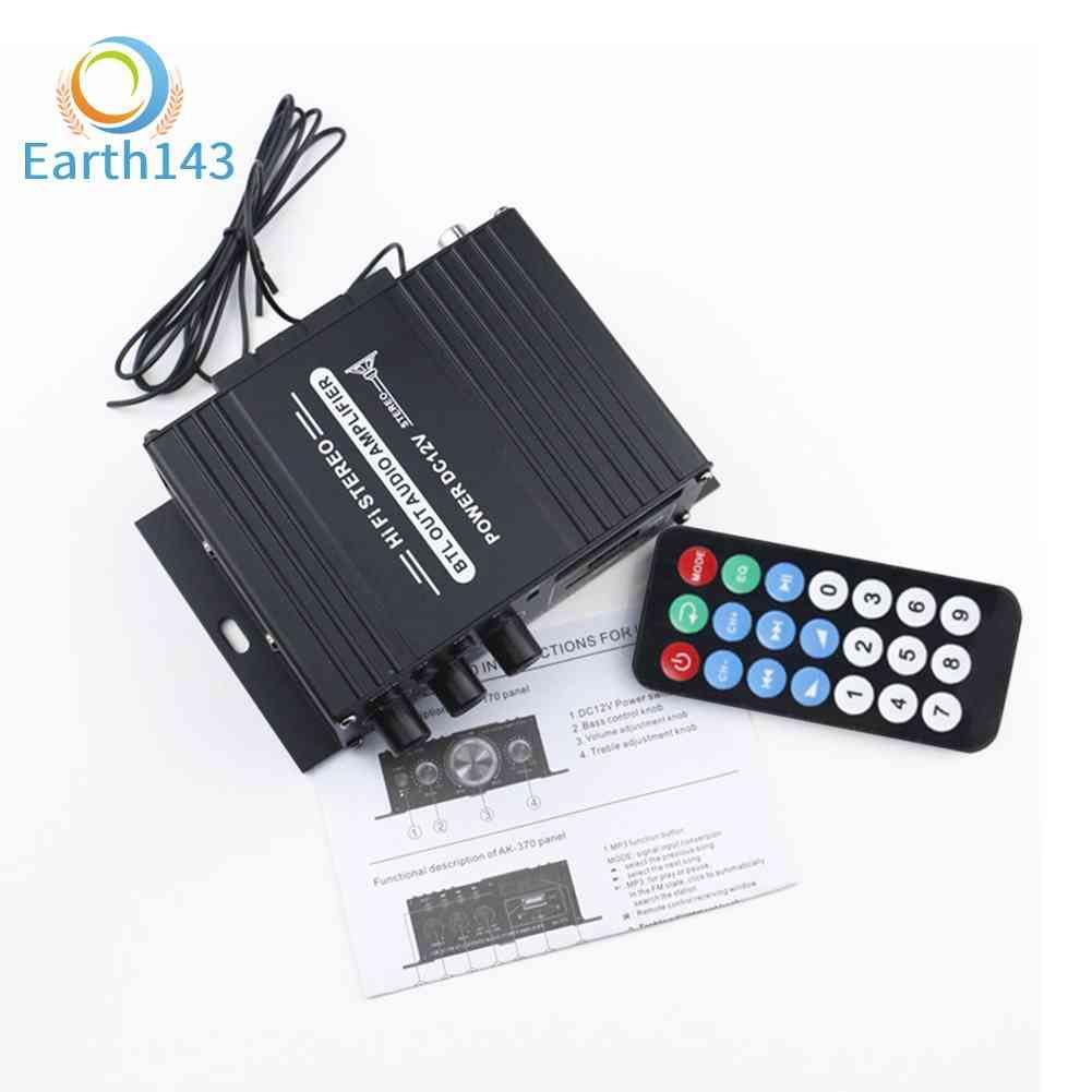 Bảng Mạch Khuếch Đại Âm Thanh AK-370 2.0 20W + 20W DC 12V HIFI Stereo USB