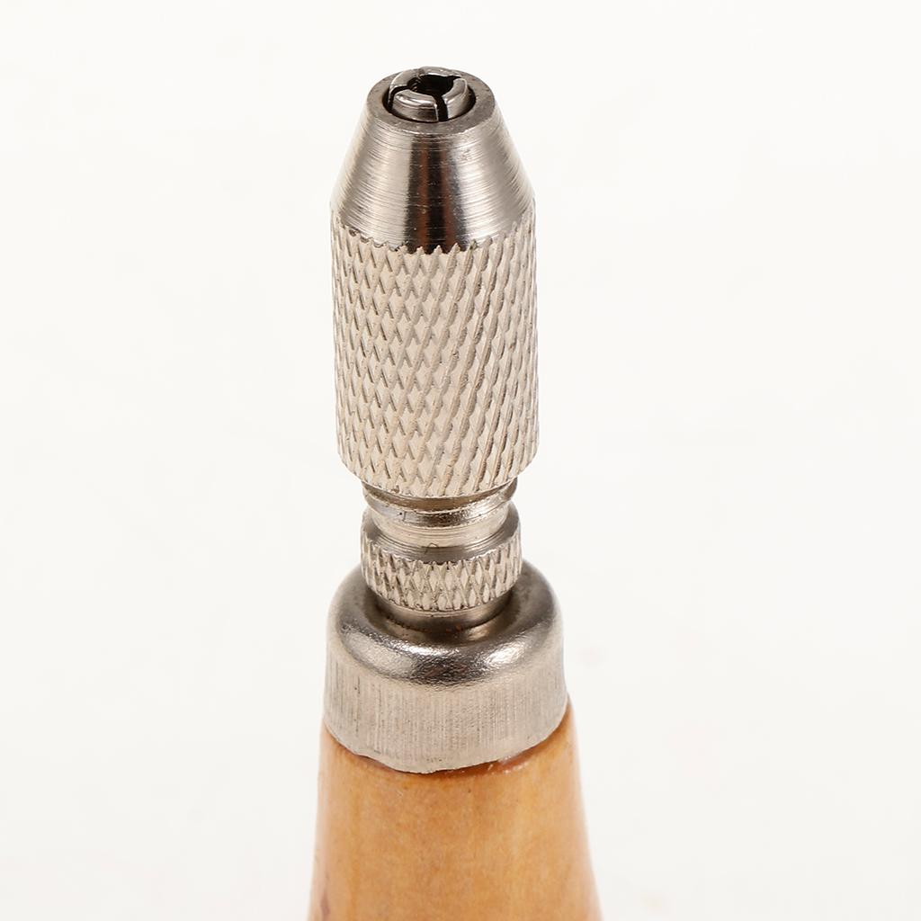 3xJewelers Pin Vise Vice Wooden Handle Twisting Wire Wrapping Collet Watch