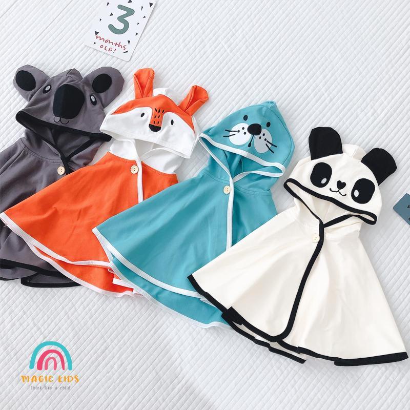 Áo choàng phối mũ hình thú đáng yêu cho bé AO20012 - MAGICKIDS