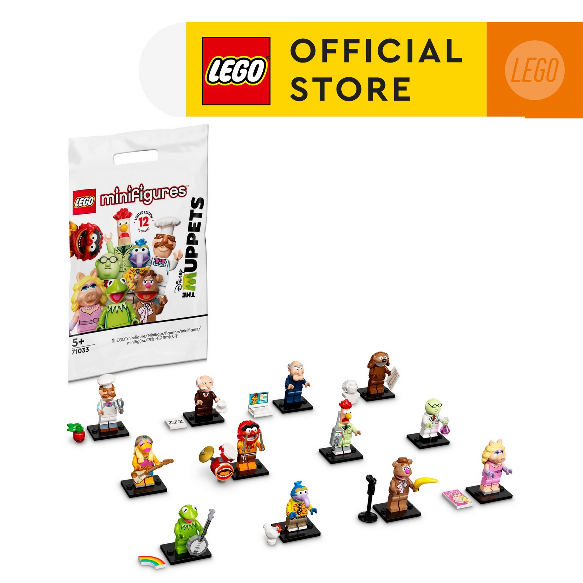 LEGO Minifigures 71033 Nhân Vật LEGO The Muppets (7 chi tiết)