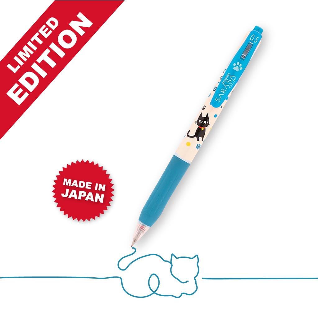 Viết Gel Sarasa Clip CAT FRIENDS 0.5mm - Zebra Nhật Bản