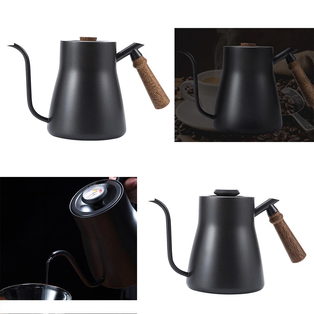 Coffee Drip Stainless Steel Kettle Pot Teakettle Maker Gooseneck 850ML