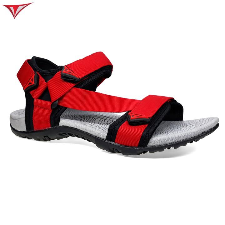 Giày Sandal Việt Thủy Hai Quai Chéo Nam Nữ Đỏ - VT017