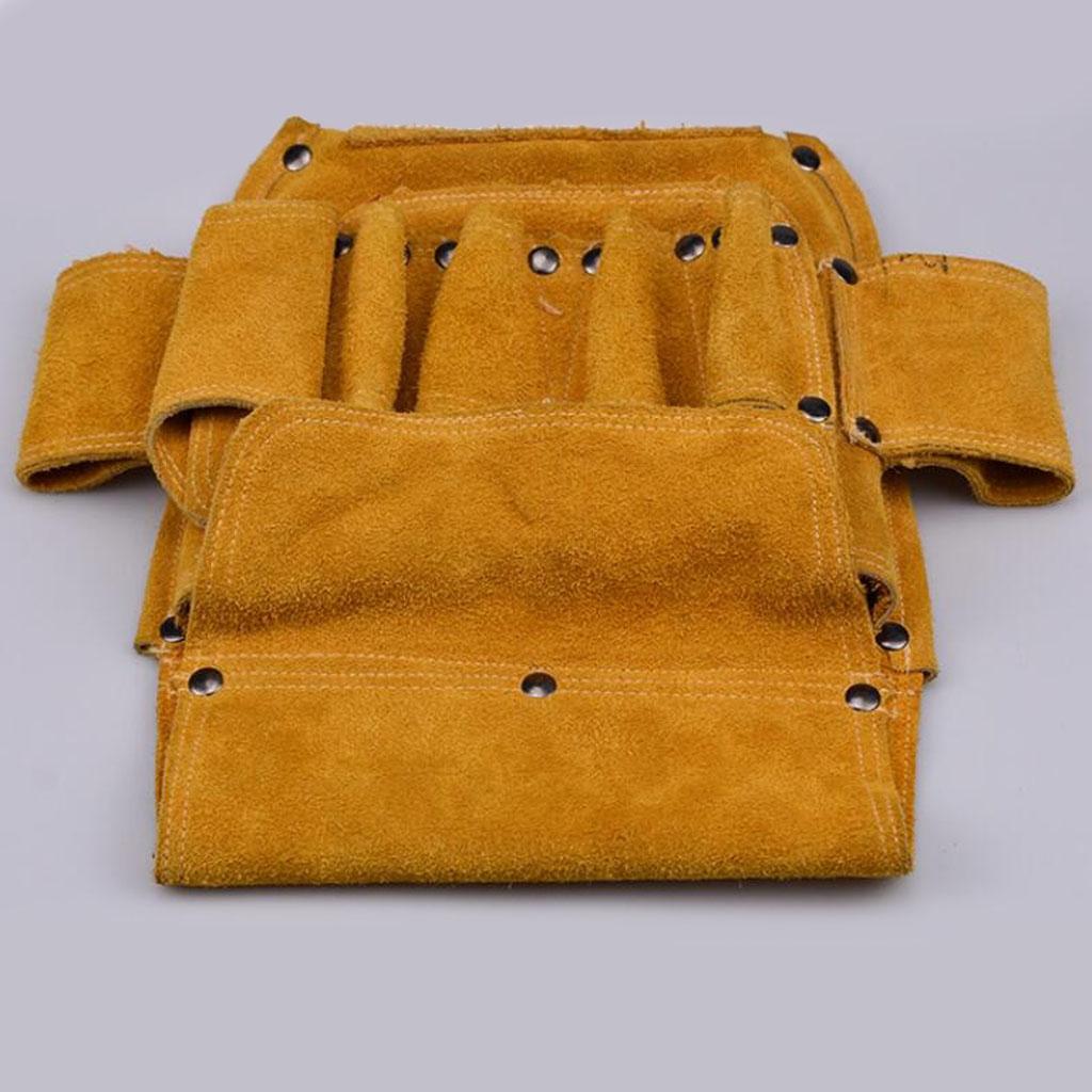 28cm Multi-pocket Utility Bag Nail Tool Apron Carpenter Waist Tools Holder