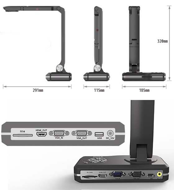 Camera – Máy chiếu vật thể V800