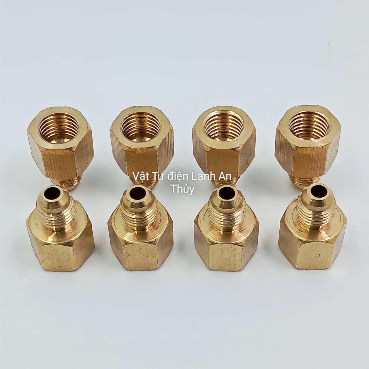 Tán ống đồng ren trong 8 giảm 6 - Ốc tán ống đồng ren trong 8 giảm 6 , Đầu hàn nối ống đồng máy lạnh ren trong 8 giảm 6