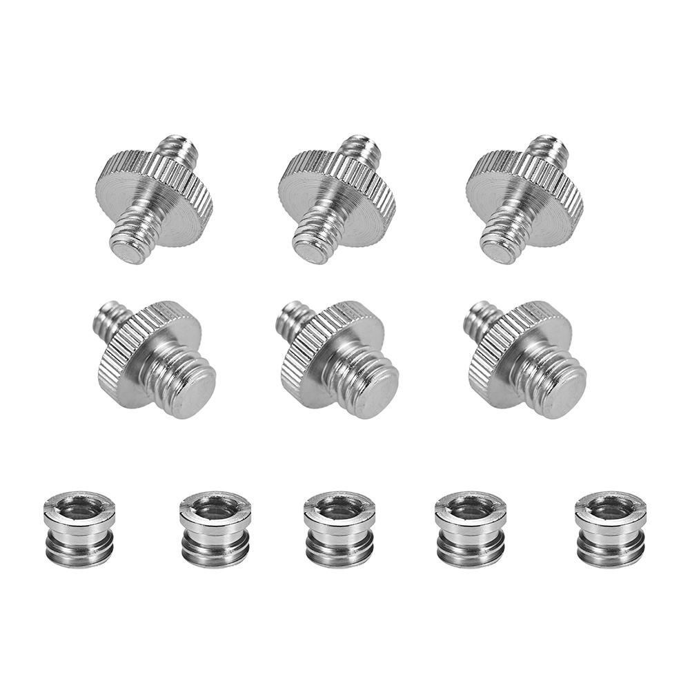 Bộ chuyển đổi vít ren 1/4 "-20 và 3/8" -16 giảm tốc ,chuyển đổi ống lót cho chân máy ảnh Chân máy ảnh Monopod Ballhead Light