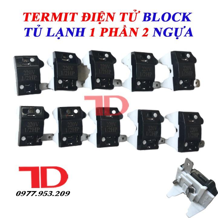 Combo 10 termit điện tử block tủ lạnh 1 phần 2 ngựa