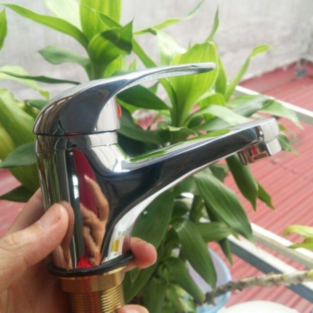 Vòi lavabo nóng lạnh 1 chân