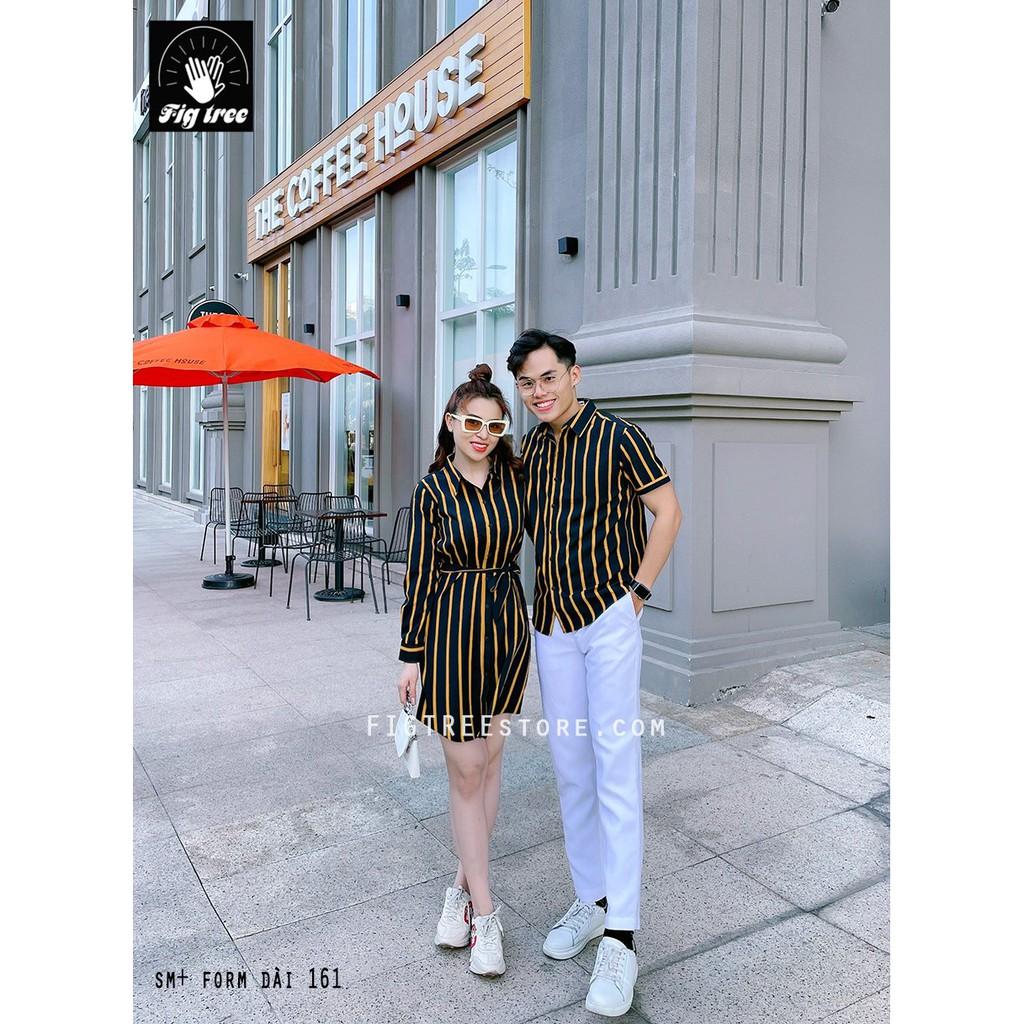 Đồ đôi áo nam đầm nữ dài FIG TREE mã 161