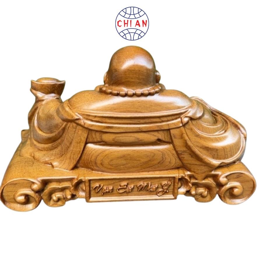 Tượng Di Lặc CHIAN Kích thước 15x9x9cm Gỗ Bách Xanh Mùi Thơm Dịu Ngát Sảng Khoái