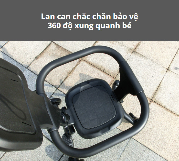 XE ĐẨY EM BÉ GẤP GỌN ĐI DU LỊCH 2-WAY REST BABY