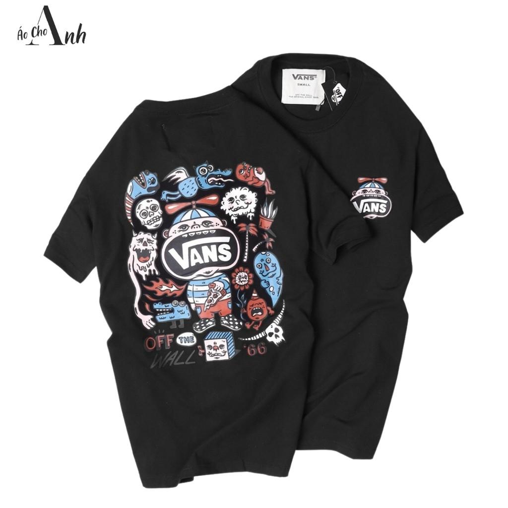 Áo thun nam cổ tròn tay ngắn ACA - A126 Áo Unisex From rộng dưới 85kg phong cách Ulzzang