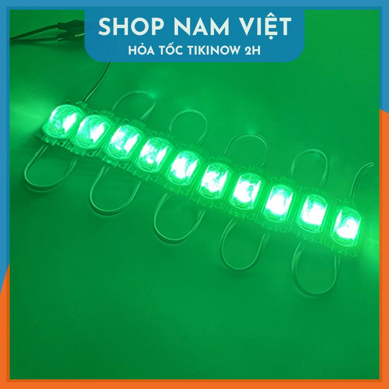 Set 10 Module Led Bóng Lớn 12/24V Siêu Sáng, Chống Nước Trang Trí Xe Tải