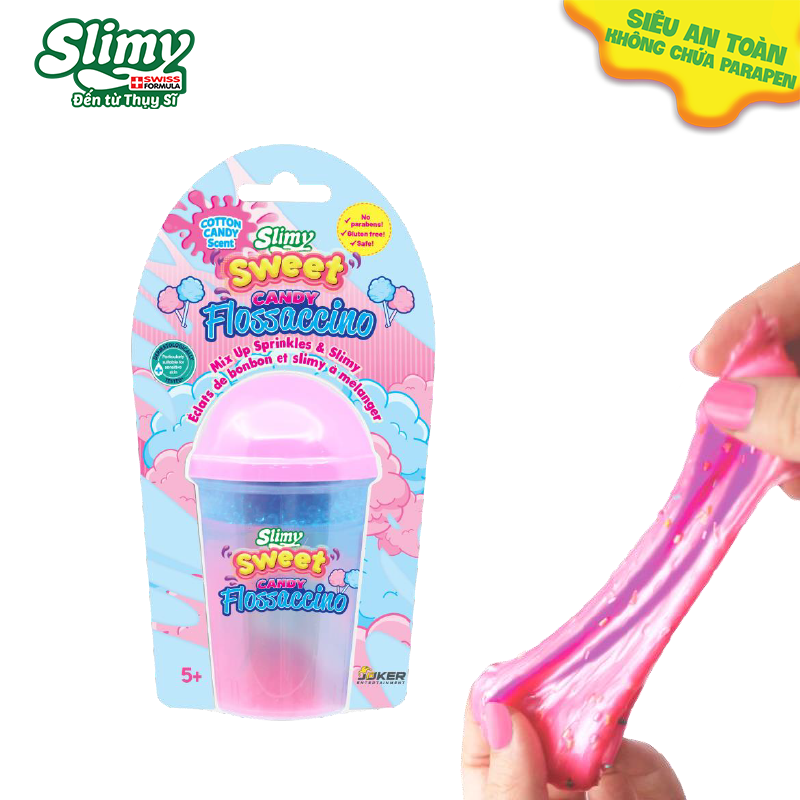 Đồ Chơi SLIMY Kẹo Ngọt Flossaccino Với Hạt Thủy Tinh Lấp Lánh 33496