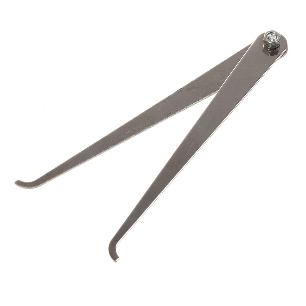 Inox 20cm Trong & Ngoài Đồ Gốm Kẹp Phanh Đất Sét Dụng Cụ Đo