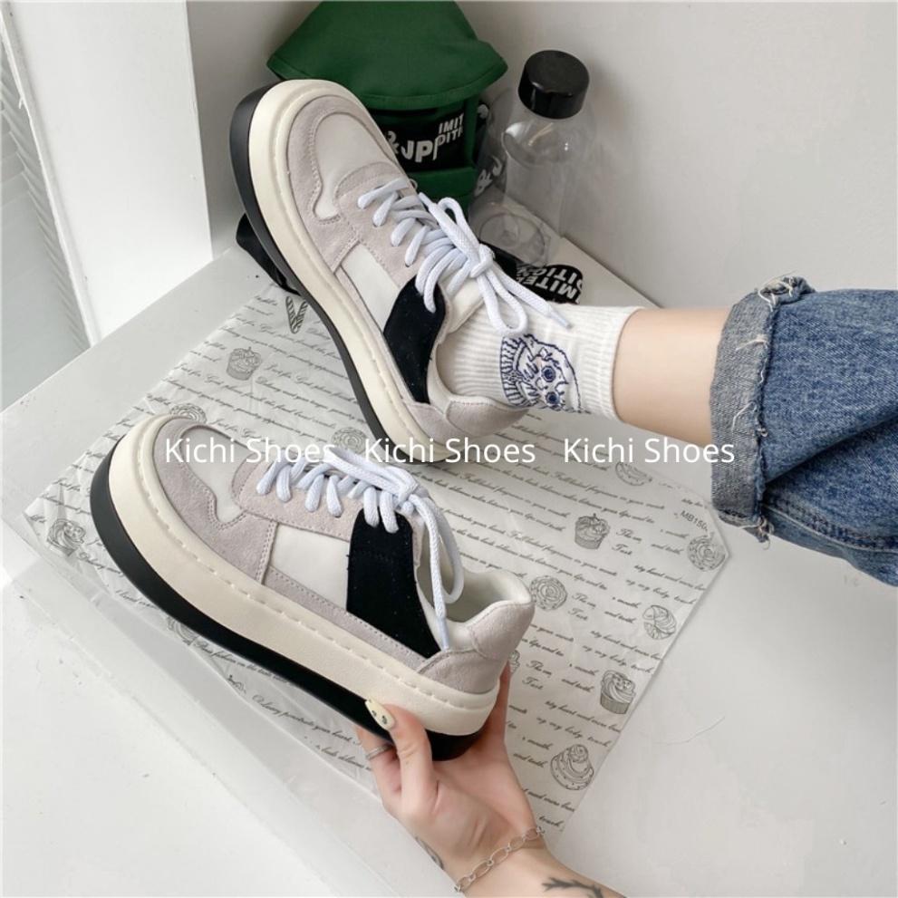 Giày thể thao nữ đế độn đế bánh mì tăng chiều cao phong cách Hàn Quốc mã 7081 - Kichi Shoes