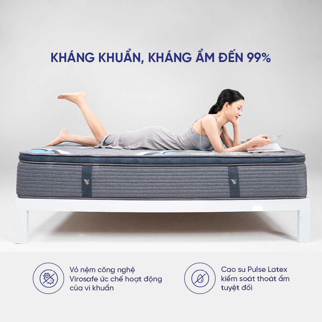 Nệm lò xo nhập khẩu Serta Perfect Sleeper Grand Suite 30 cm