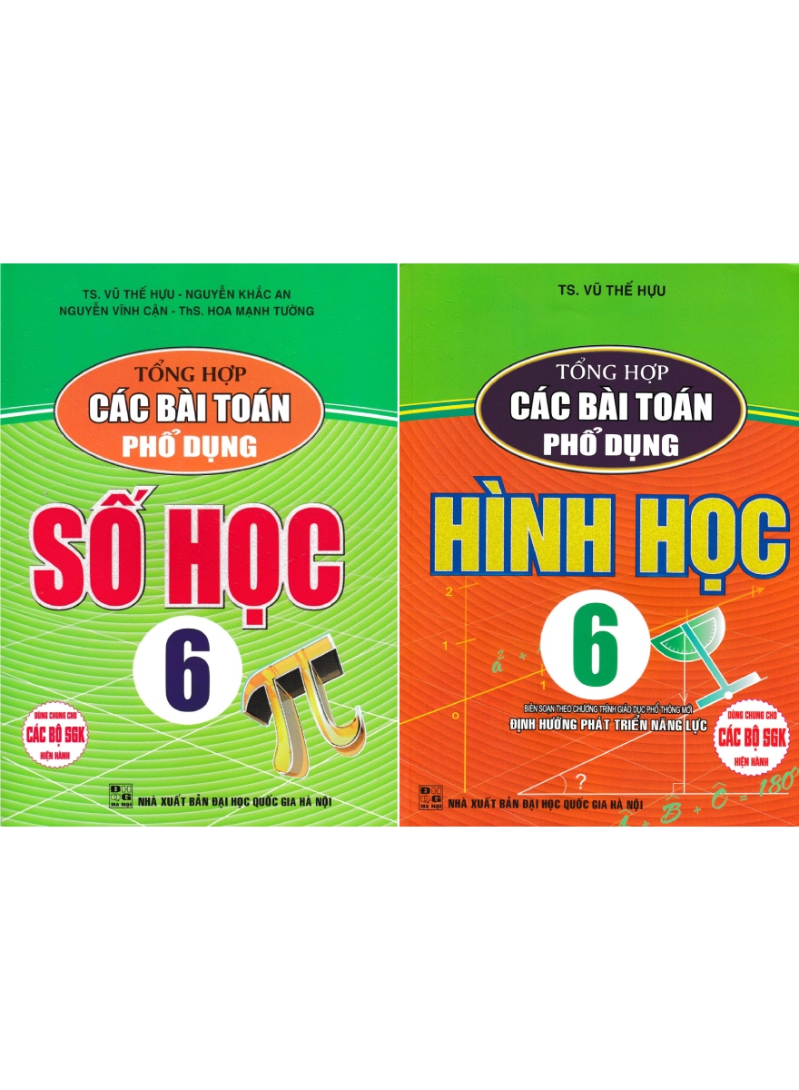 Combo Tổng Hợp Các Bài Toán Phổ Dụng Số Học + Hình Học 6   _HA
