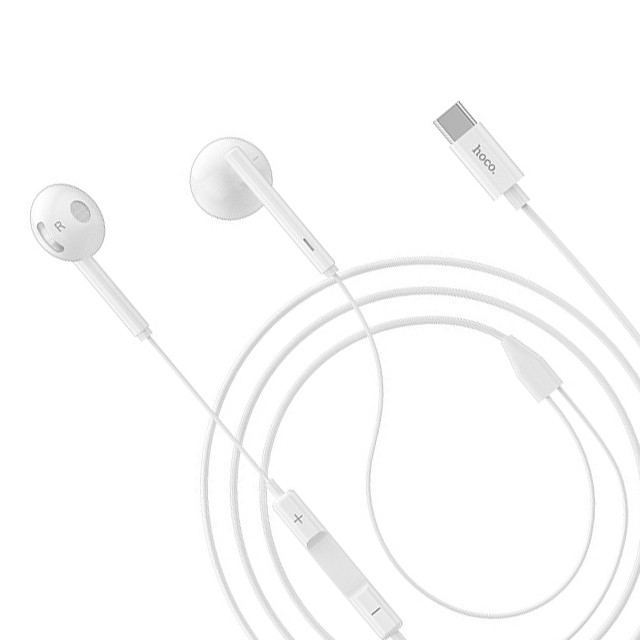 Tai nghe Hoco jack Type-C chống rối đứt L10 tích hợp Mic dùng cho Xiaomi,Oppo,Huawei dài 1.2M - Hàng chính hãng