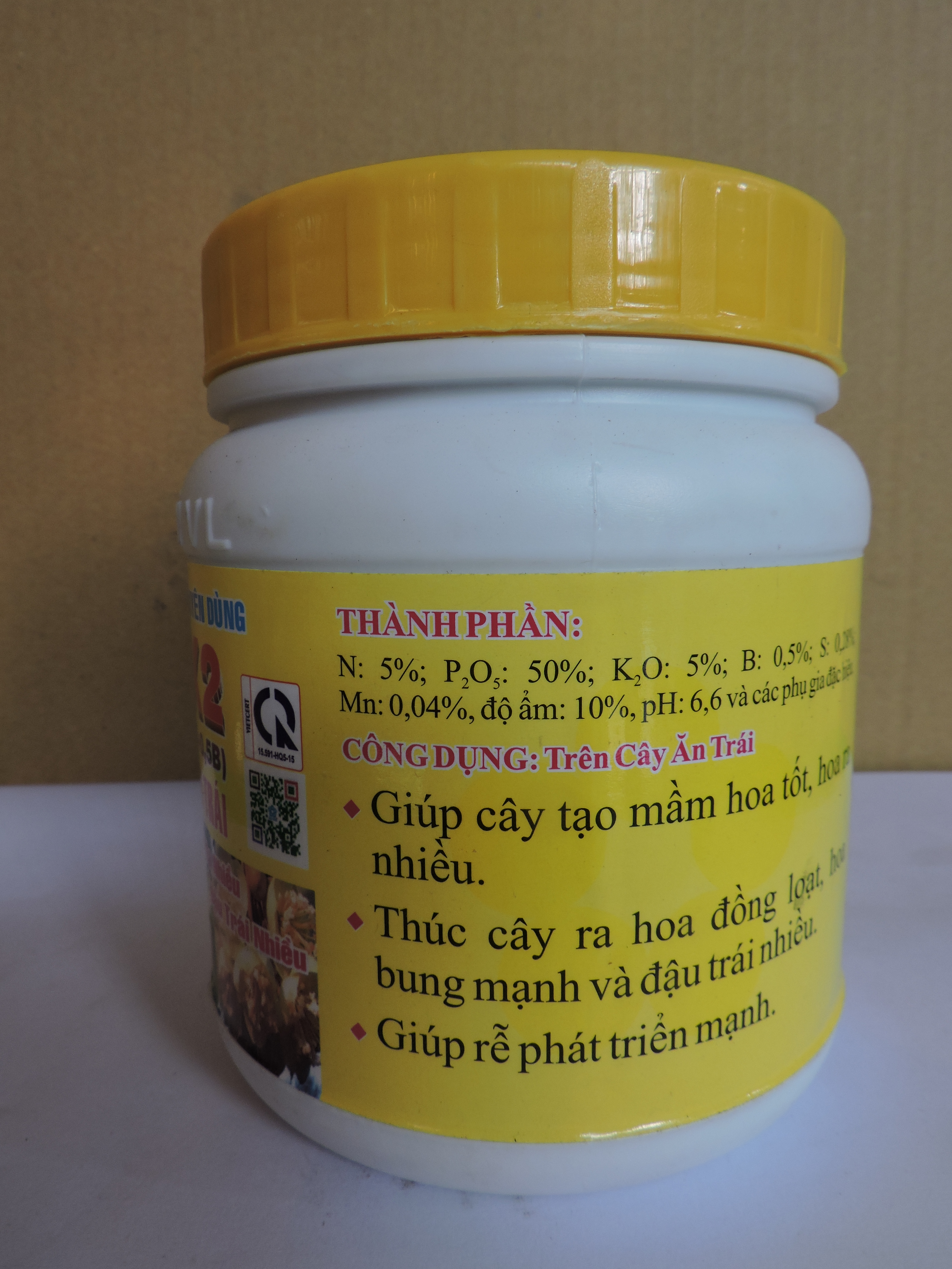 Phân Bón Lá Chuyên Dùng MX2 ( 5 - 50 - 5 + 0,5B) Cây Ăn Trái, Tạo Mầm Hoa Tốt, Ra Hoa Nhiều, Thúc Ra hoa Đồng Loạt, Đậu Trái Nhiều (hủ 400gr)