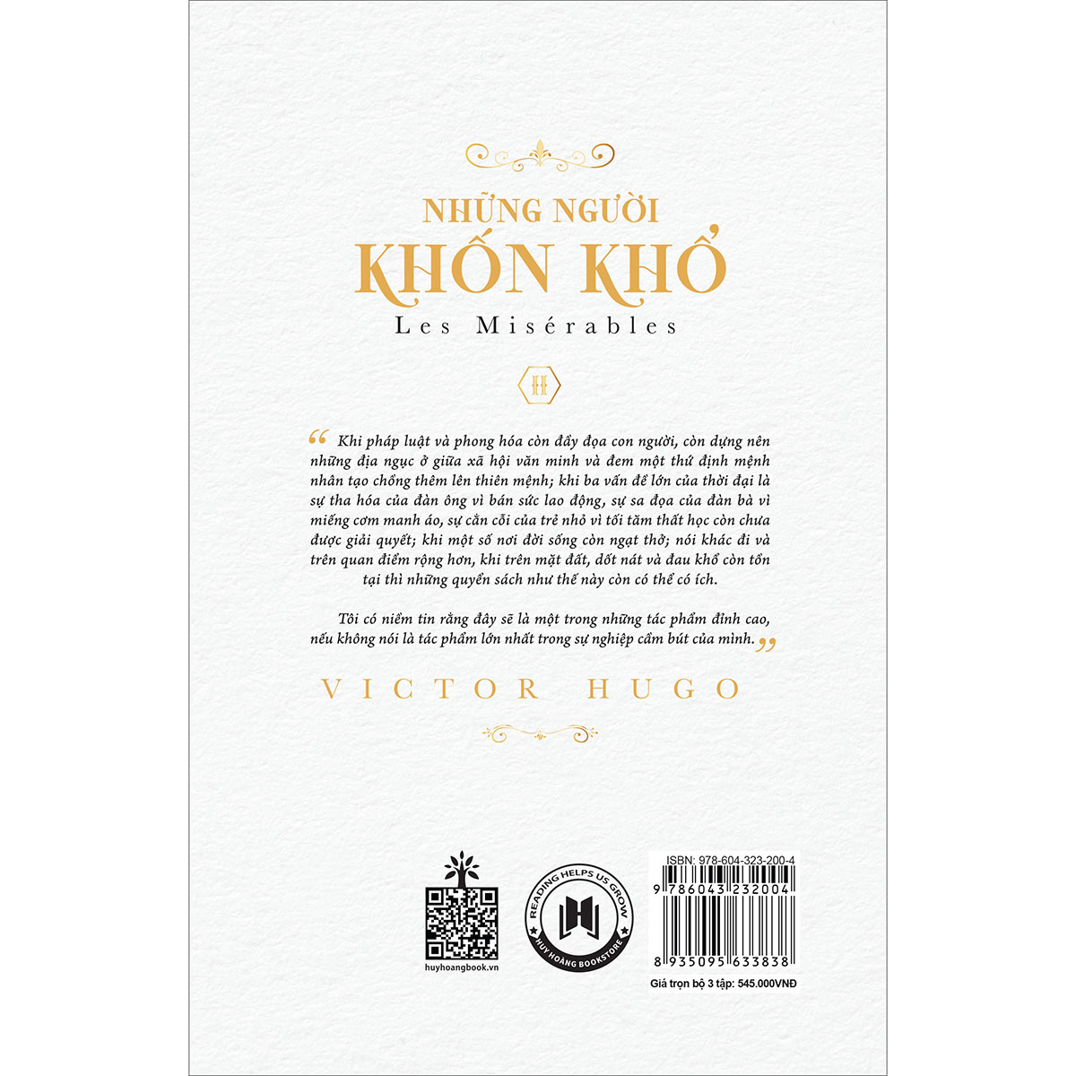 Combo Những người khốn khổ (3 quyển - tập 1, 2 ,3)