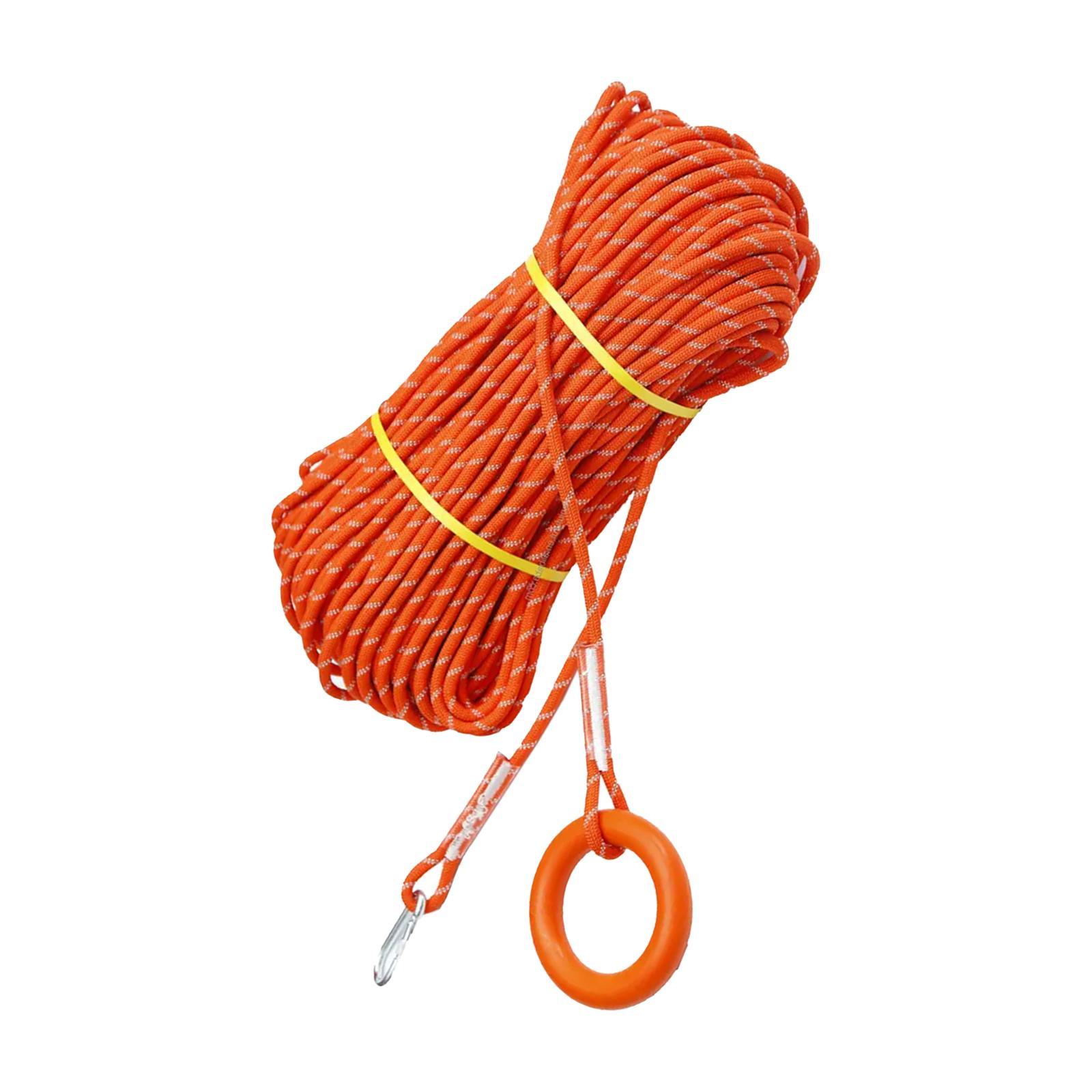 Water Floating Rope Emergency Cord, Outdoor Professional Reflective Rope Throwing Rope for Diving Marine Rafting Yacht Buoyant