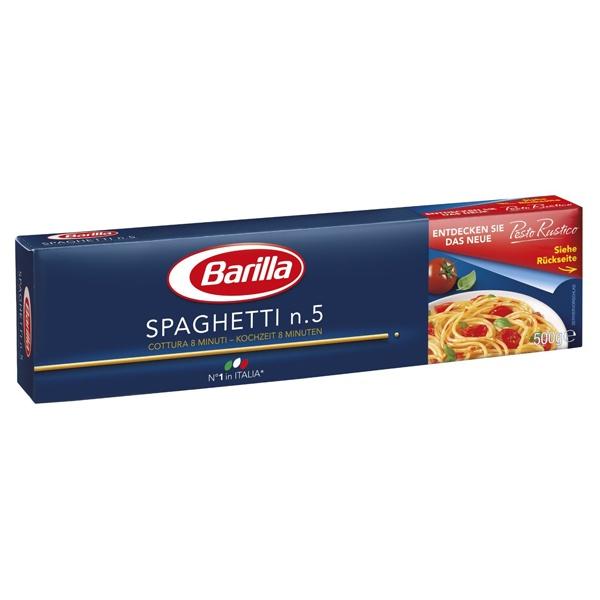 Mỳ Barilla sợi hình ống các cỡ Spaghetti No.5-500g