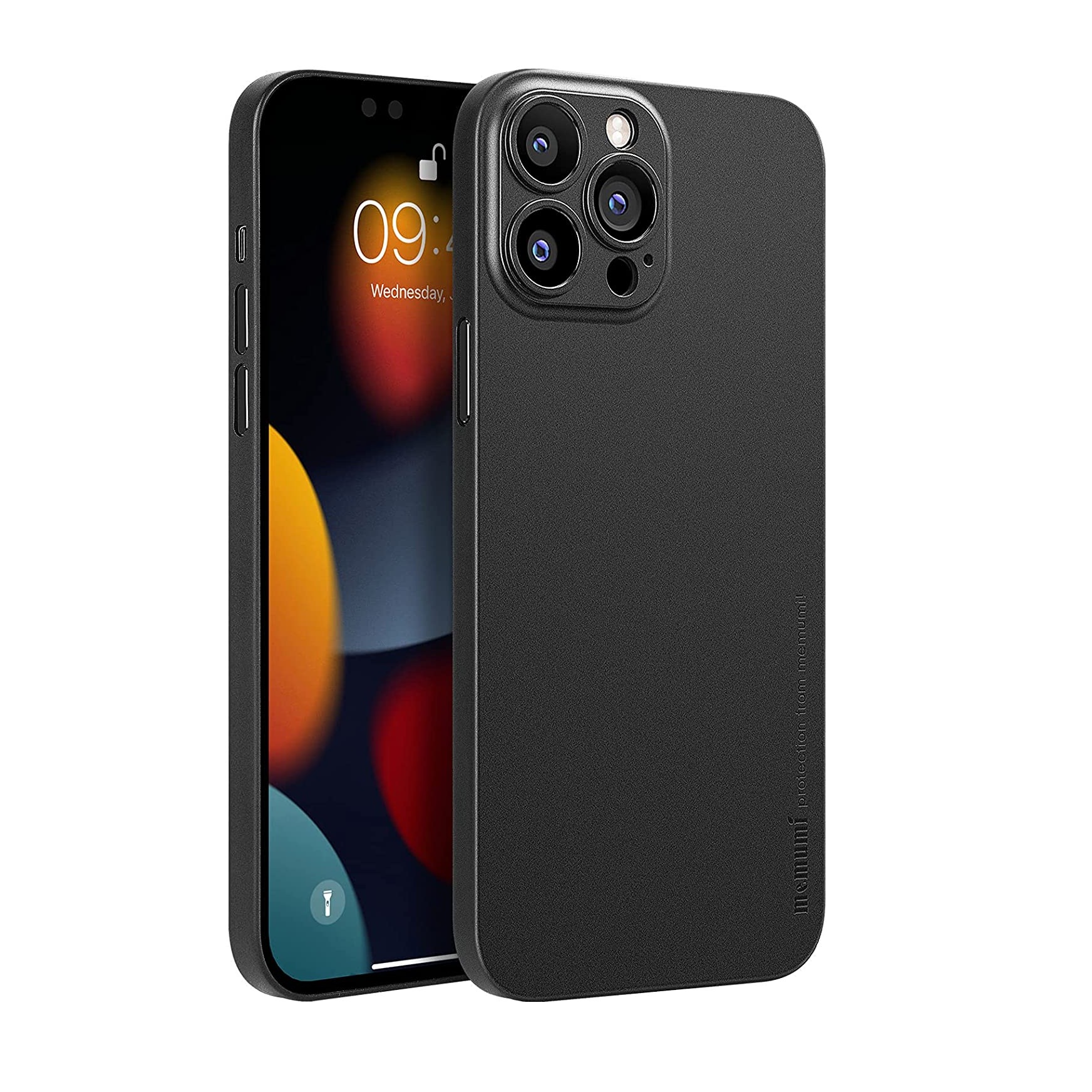 Ốp lưng chống sốc siêu mỏng 0.3mm cho iPhone 13 Pro Max hiệu Memumi mặt lưng nhám mềm mịn thời trang tinh tế - hàng nhập khẩu