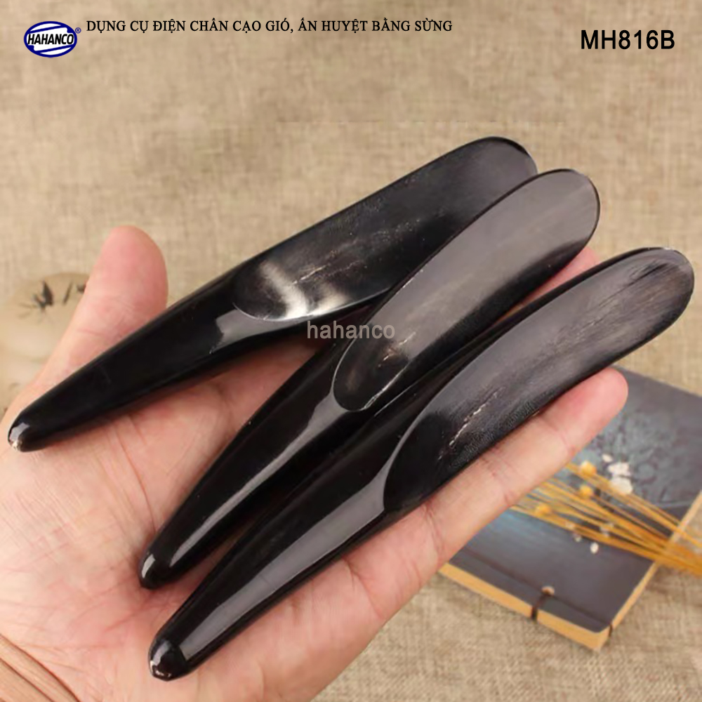 Dụng cụ điện chẩn bằng sừng CÂY CẠO GIÓ, MÁT XA /DAY ẤN HUYỆT đa năng