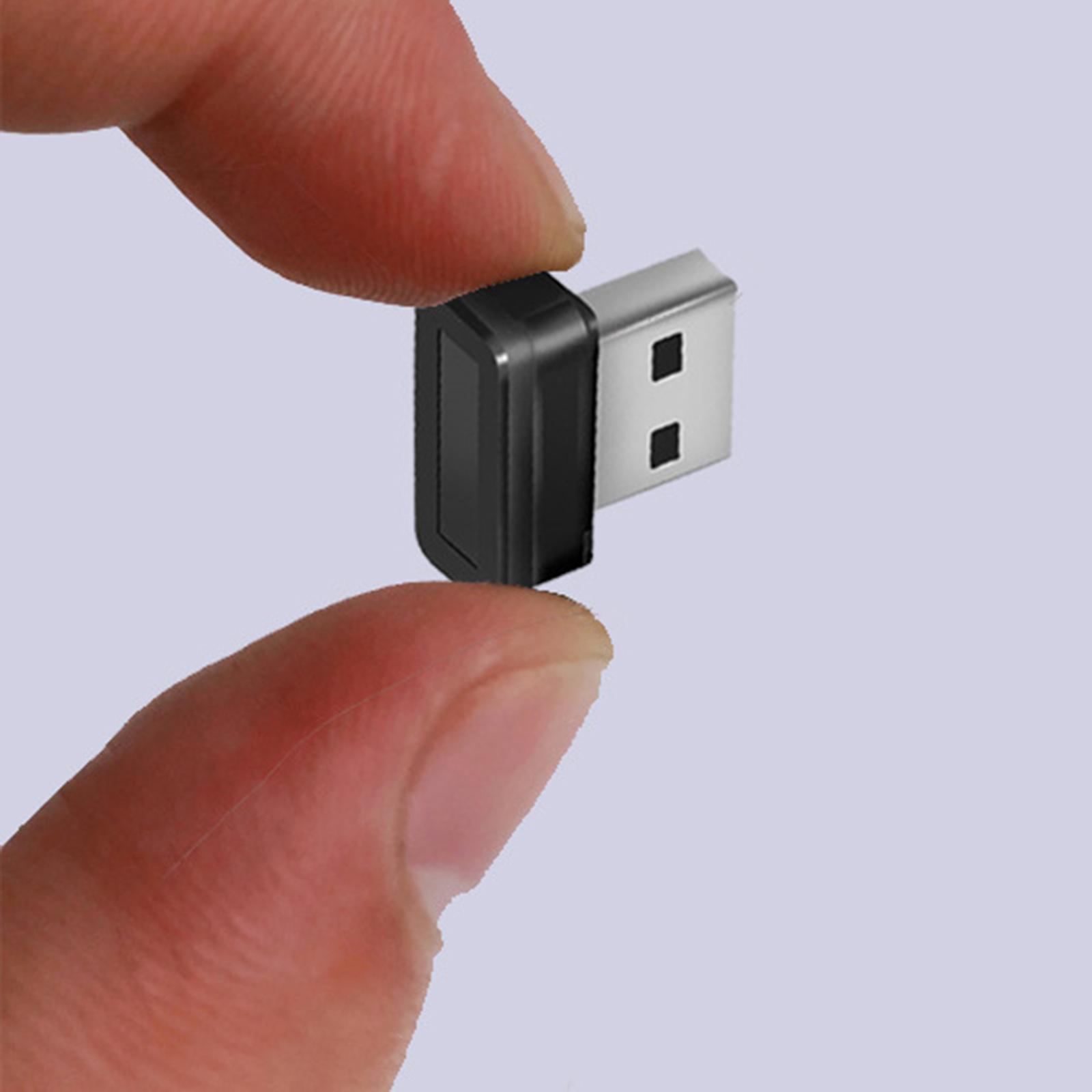 Portable USB Fingerprint Reader 360° Anti Spoofing Speedy Matching Fingerprint Scanner 10 sets of fingerpint can be store for use