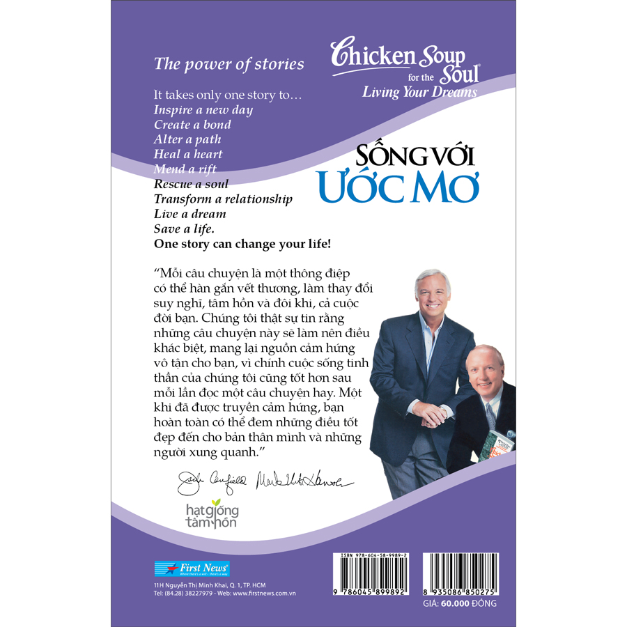 Sách Chicken Soup For The Soul: Sống Với Ước Mơ