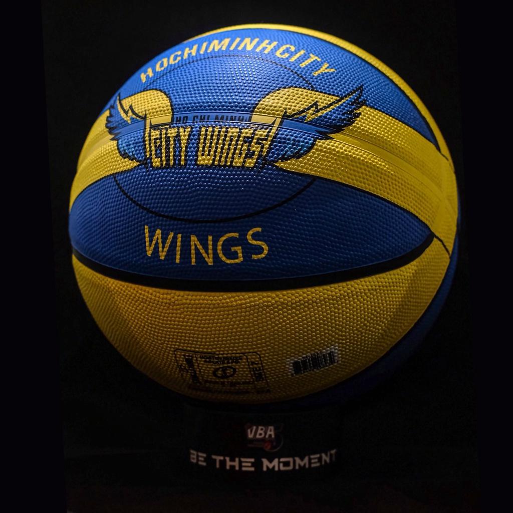 Quả bóng rổ Spalding City Wings Size 7- Tặng kim bơm bóng và túi lưới đựng bóng