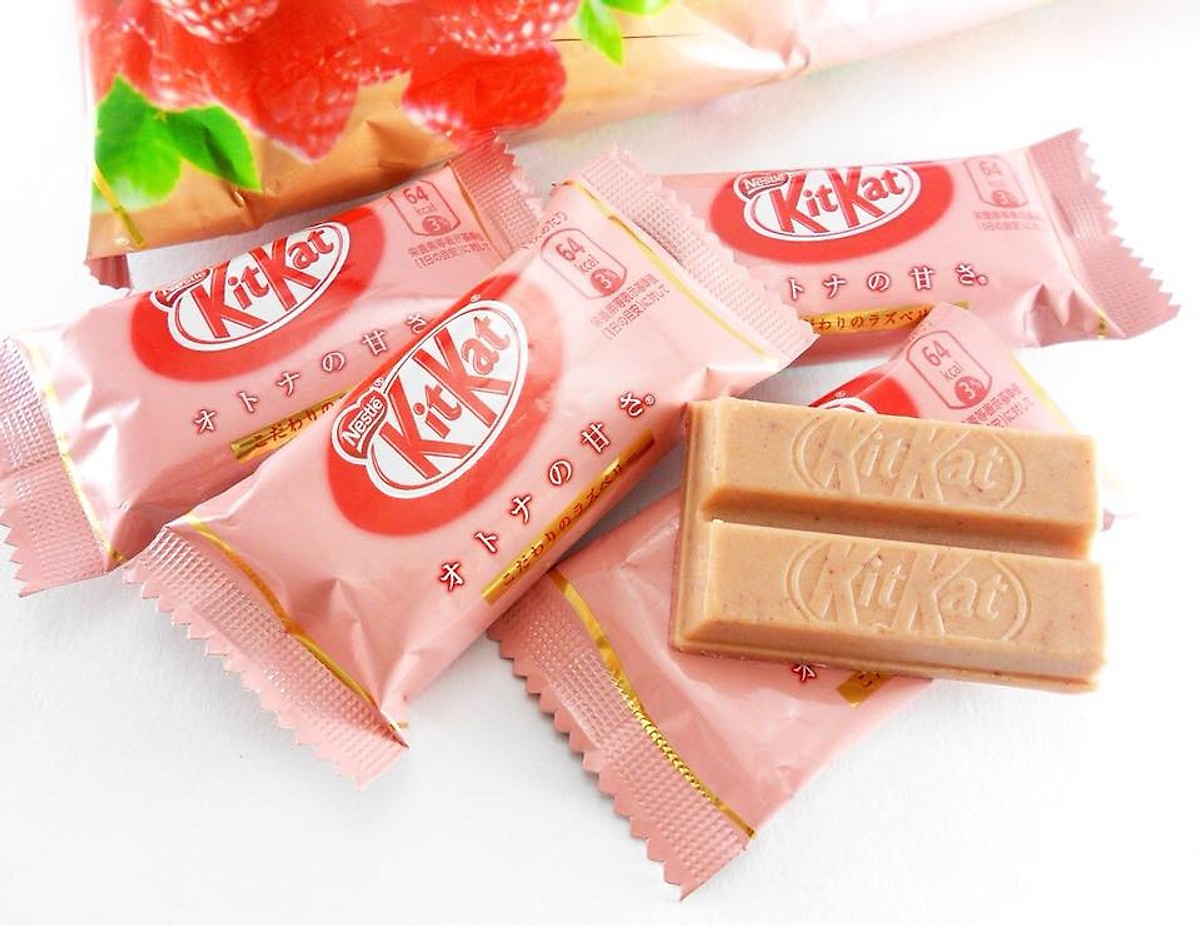 Combo 2 gói kẹo KitKat vị mâm xôi Nội địa Nhật Bản