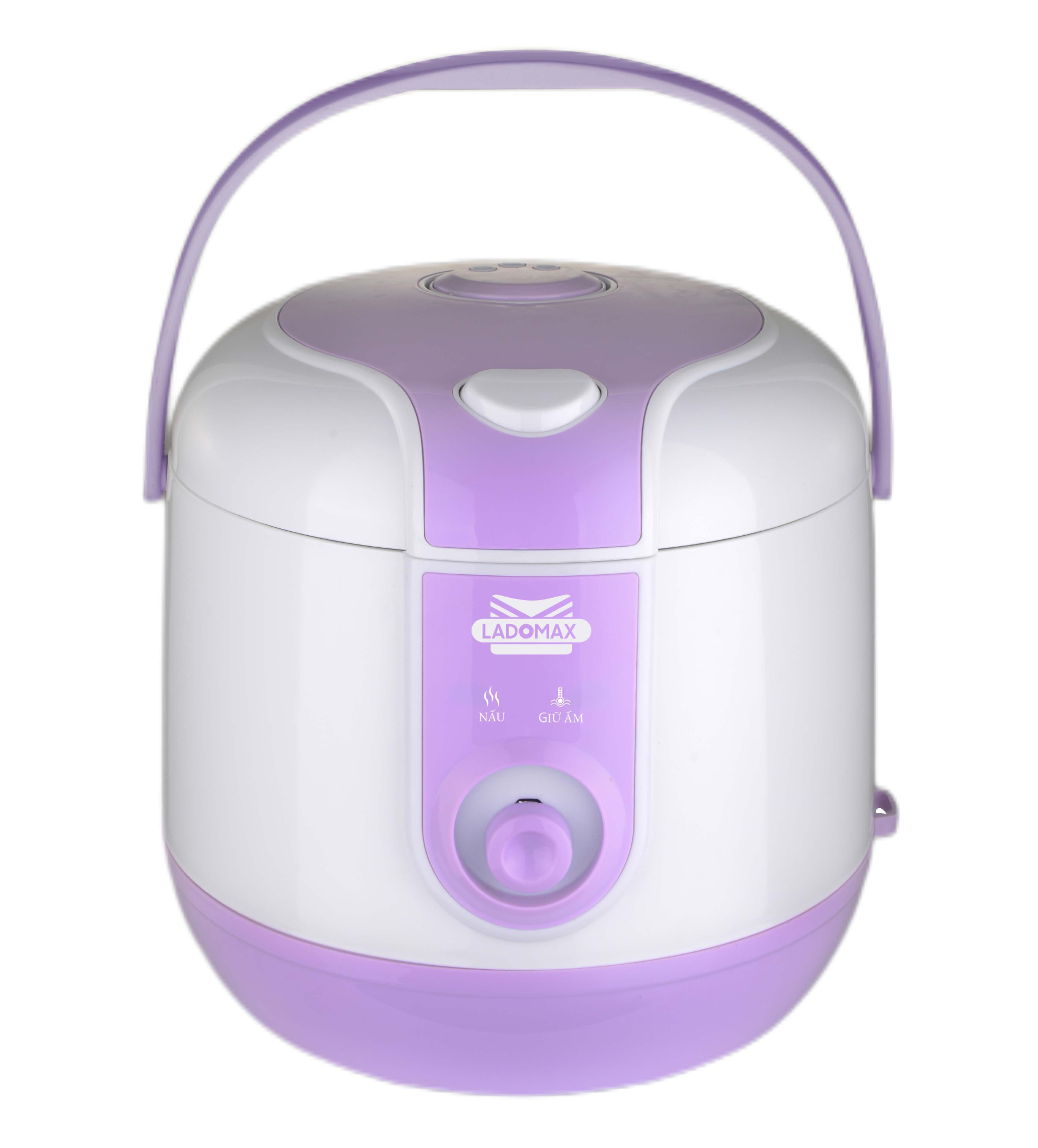 Nồi cơm điện nắp gài 1.8L Ladomax HA-7318 thân nhựa PP cao cấp, nấu cơm cho 5 - 6 người ăn - Hàng chính hãng