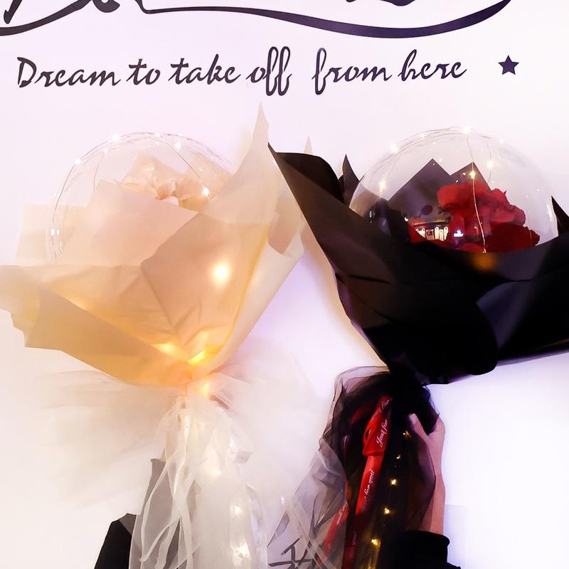 Bong Bóng Bobo Có Đèn LED Phát Sáng Độc Đáo Trang Trí Tiệc Cưới/ Tiệc Sinh Nhật