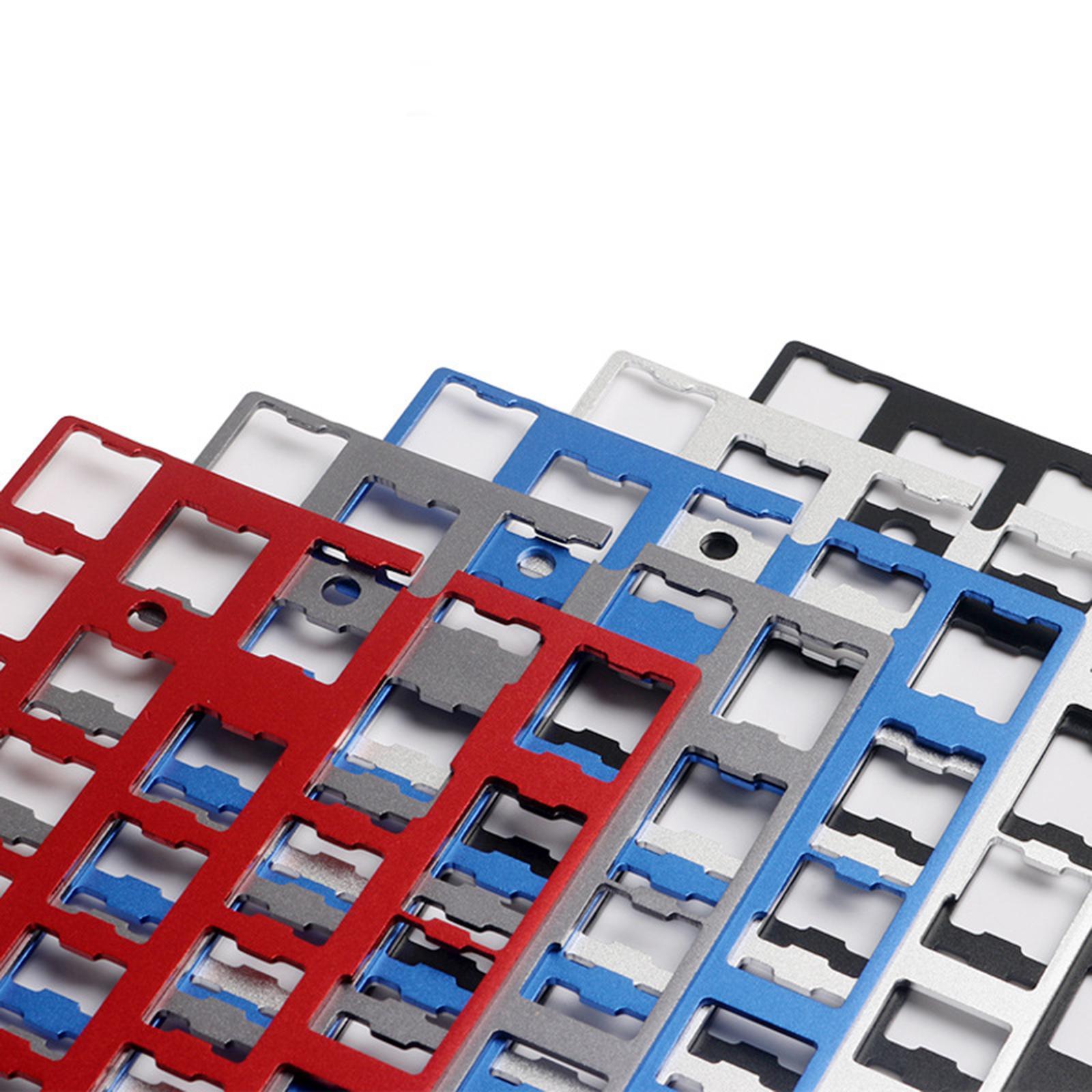 Positioning Board Plate Anodized Aluminum Splited Plate for GH60 PCB 60% Keyboard DIY