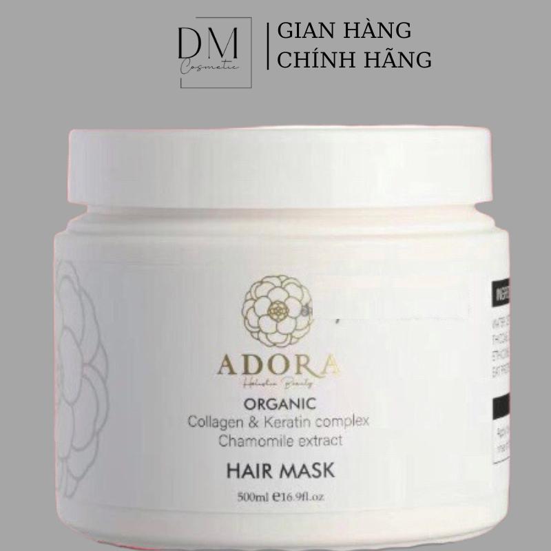 Kem Ủ Tóc Phục Hồi Siêu Mượt Collagen Adora Organic Dưỡng Tóc Chuyên Sâu