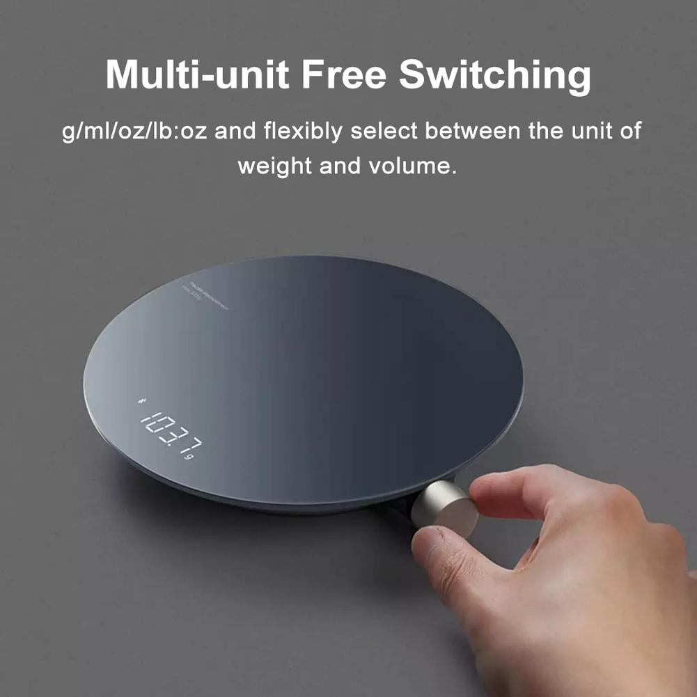 Intelligent BT Kitchen Scale Electronic Scale Mini Mechanical Scale Food Weighing Measuring Tool LED Digital