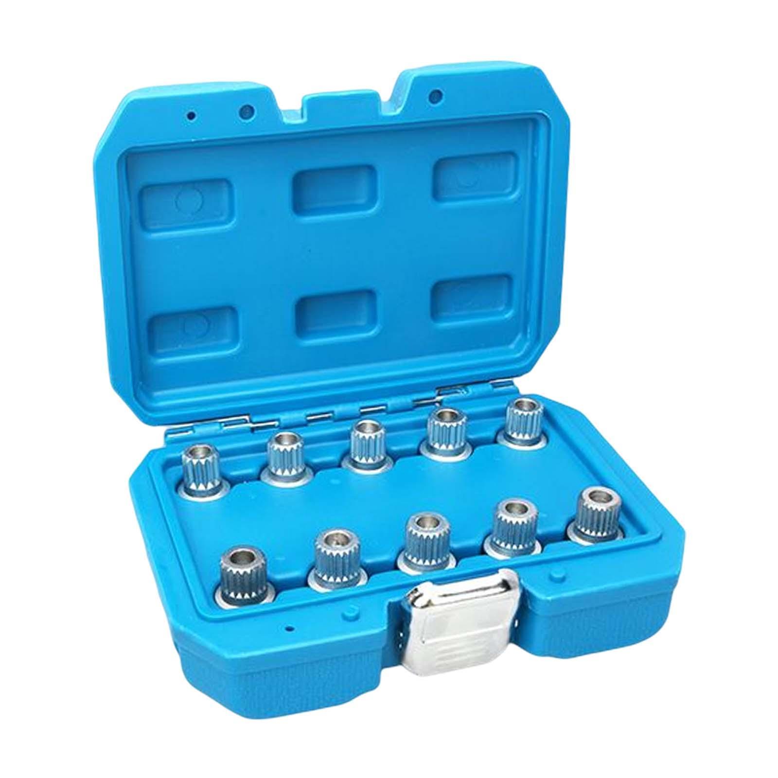 10 Pieces Car Anti- Screw Removal Socket for  Modification