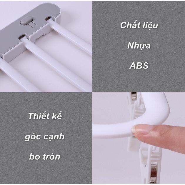 Giàn Phơi nhanh quần áo móc kẹp ẩn Happy