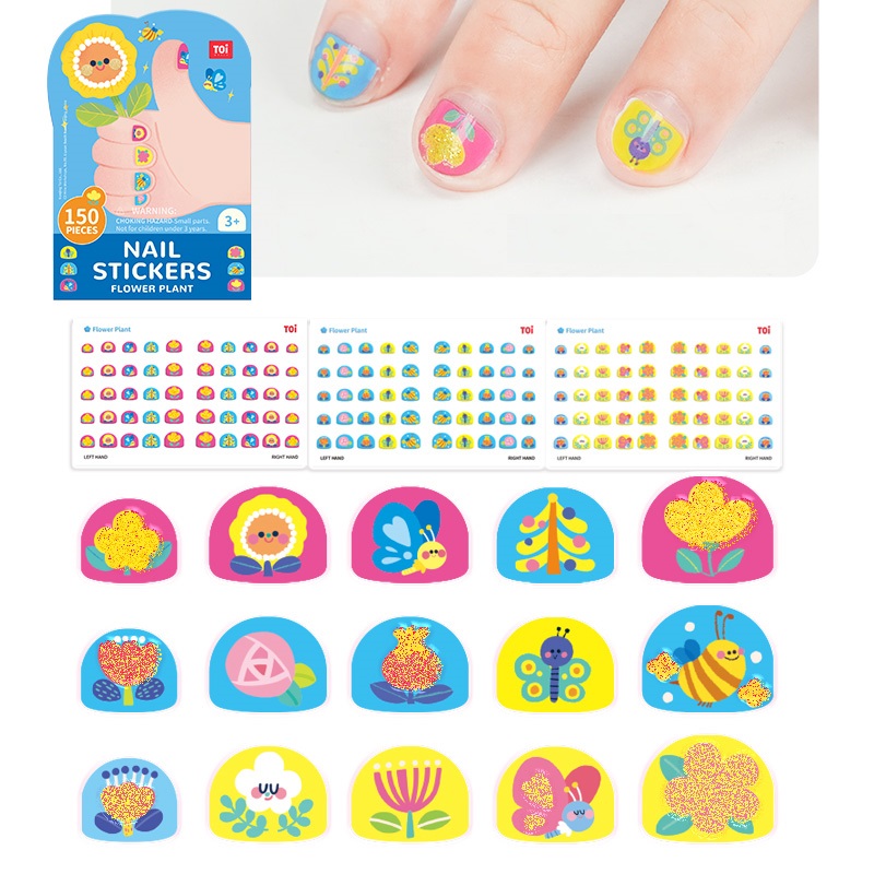 Đồ Chơi Dán Móng Tay và Hình Xăm - TOI Nail Stickers and Tattoos