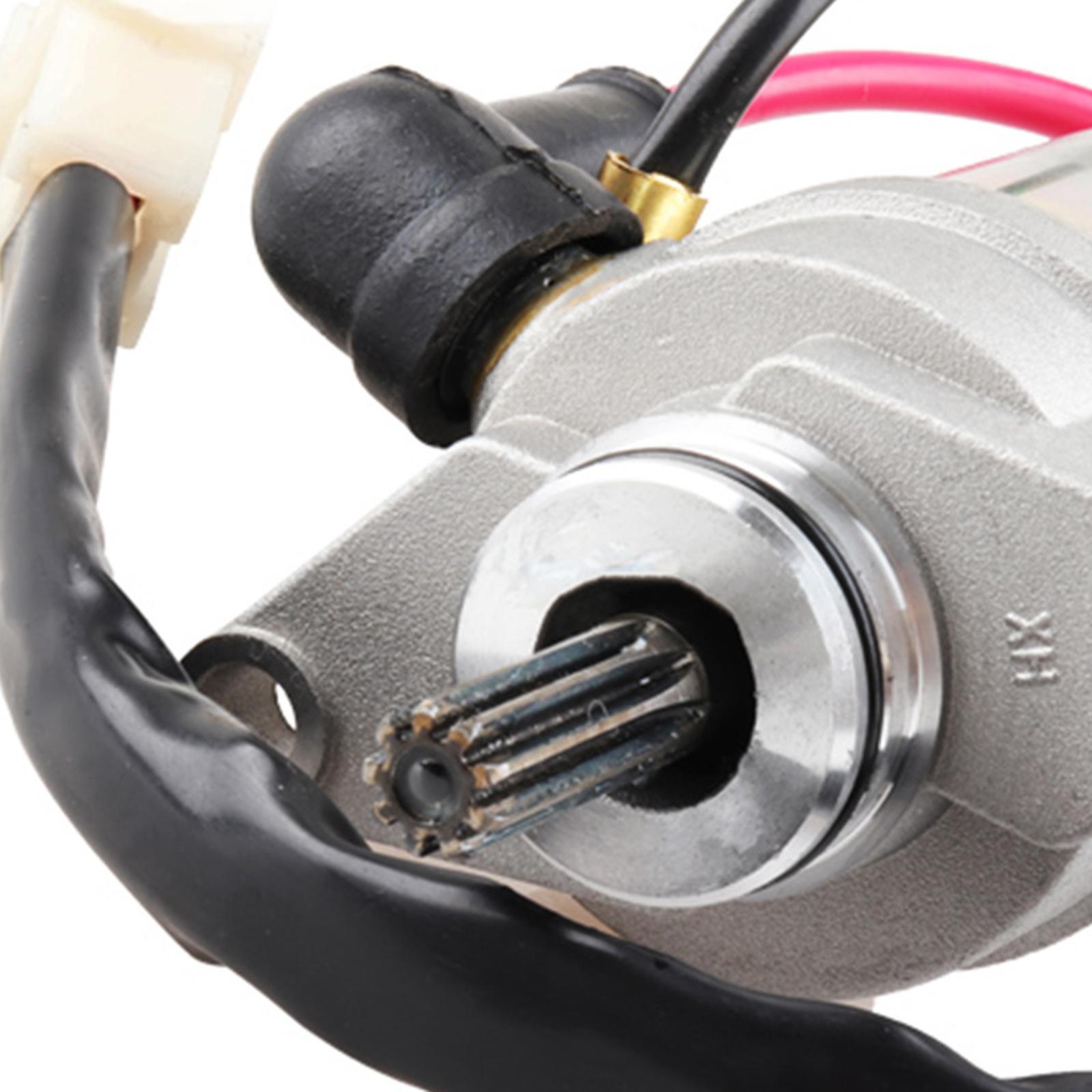 Starter Motor, Motorcycle Starter Motor ,Durable, Easy to Install, Accessories Professional Starter Engine Starter for Bws100 Yw100 4VP