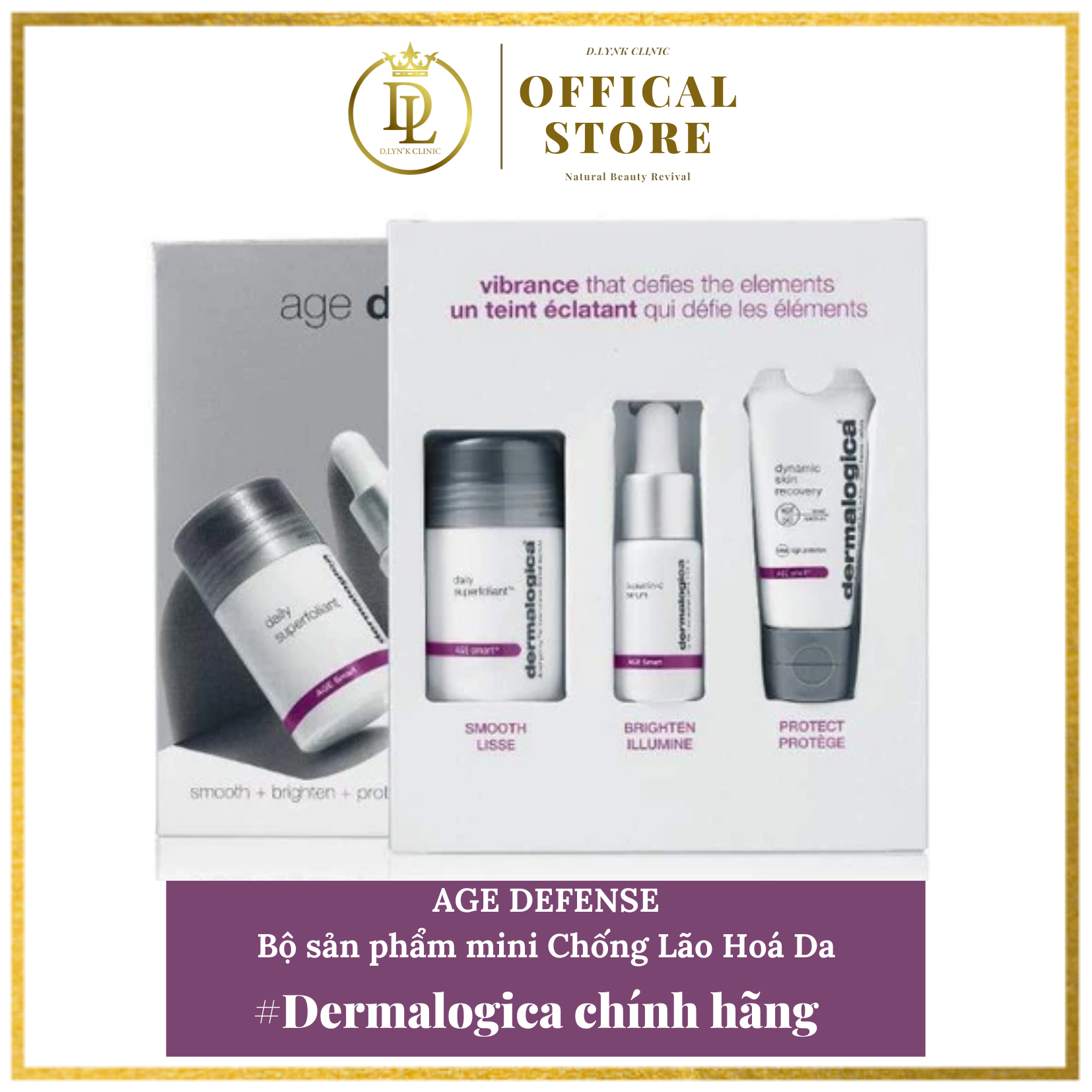 Bộ 3 sản phẩm chống lão hoá dành cho da lão hóa