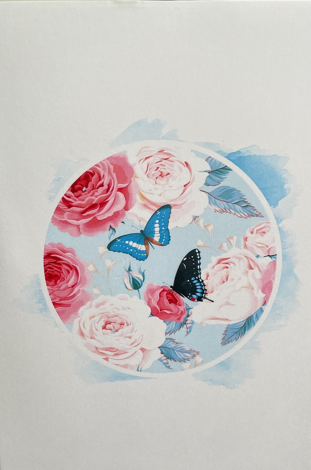 A17 -  Thiệp 3D Bươm Bướm Xanh – Pop Up Card Viethands Giftshop