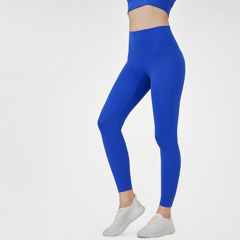 Cảm giác khỏa thân quần legging cao eo đẩy lên thể thao phụ nữ tập thể dục chạy quần yoga năng lượng quần legging liền mạch Color: White Size: S