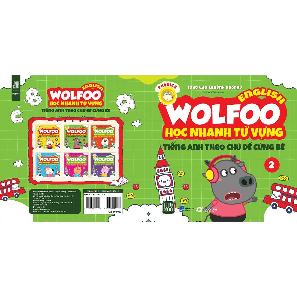 Wolfoo English – Học Nhanh Từ Vựng Tiếng Anh Theo Chủ Đề Cùng Bé 2  - Bản Quyền